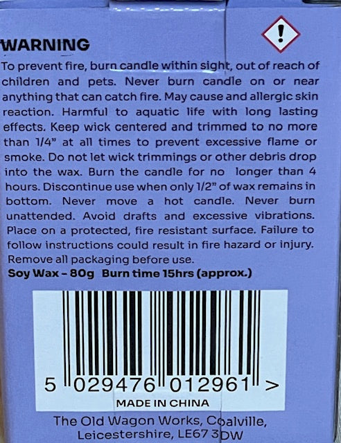 Third Eye Chakra Soy Wax Lavender Scented Candle