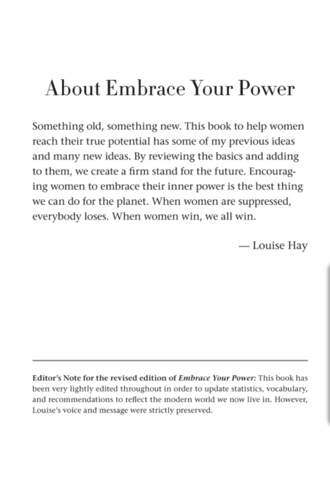 Abraza tu poder: una guía para mujeres para amarte a ti misma, romper las reglas y traer el bien a tu vida