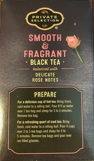 Herbal Tea English Rose Private Selection Black Tea