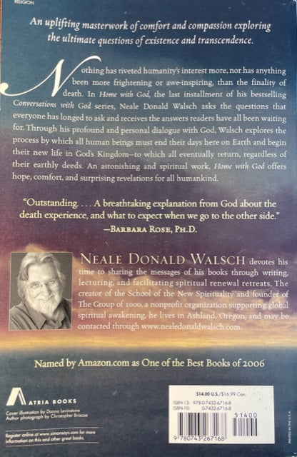 En casa con Dios en una vida que nunca termina: un maravilloso mensaje de amor en una conversación final con Dios