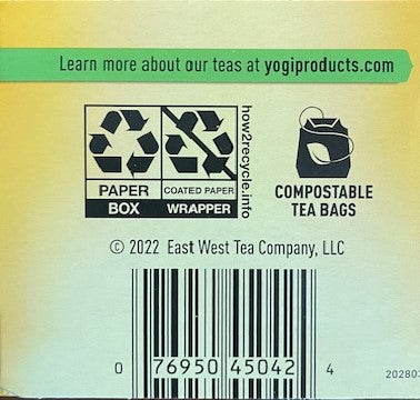 Herbal Tea Yogi Pure Green Tea - Supports Vitality