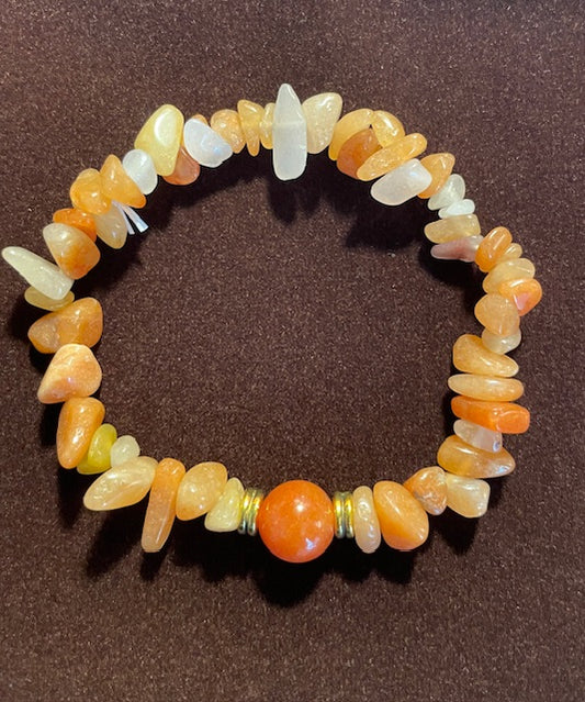 Stone Bracelet Aventurine 7" - Stretch