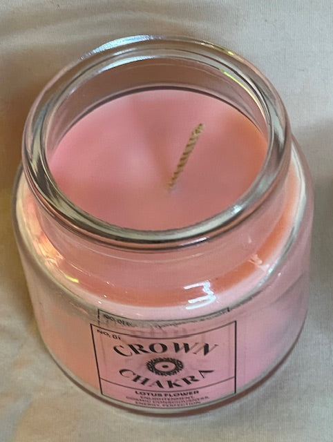 Crown Chakra Soy Wax Lotus Scented Candle
