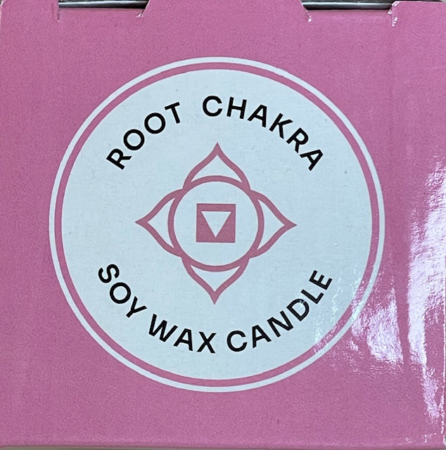 Root Chakra Soy Wax Rose Scented Candle