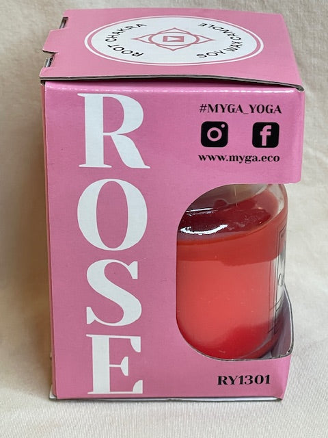 Root Chakra Soy Wax Rose Scented Candle