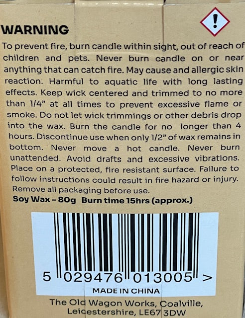 Sacral Chakra Soy Wax Ylang Ylang Scented Candle