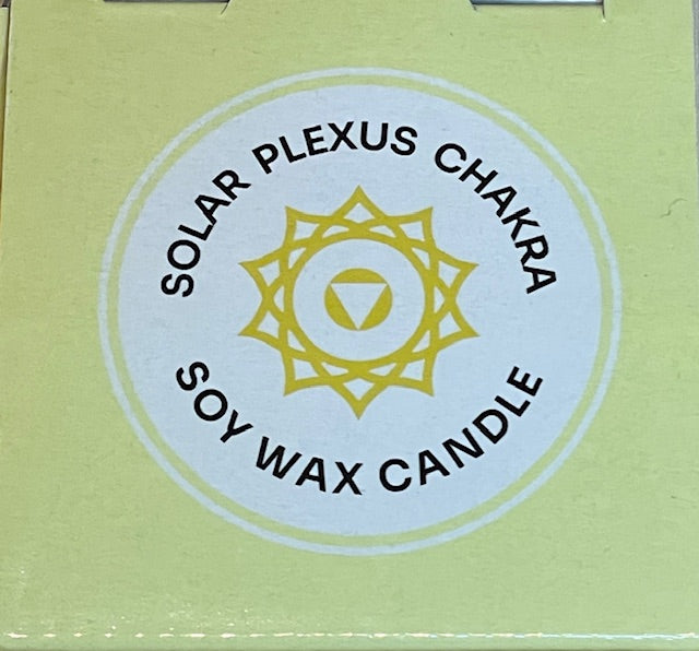 Solar Plexus Chakra Soy Wax Lemon Scented Candle