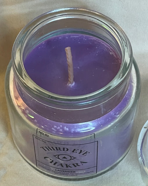 Third Eye Chakra Soy Wax Lavender Scented Candle