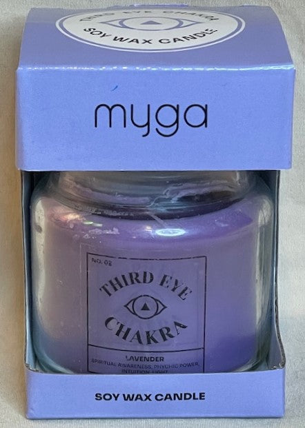 Third Eye Chakra Soy Wax Lavender Scented Candle