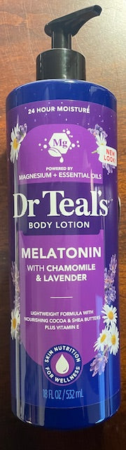 Dr Teals Melatonin Body Lotion with Chamomile & Lavender