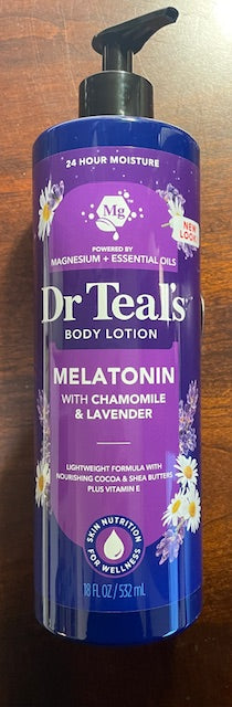 Dr Teals Melatonin Body Lotion with Chamomile & Lavender