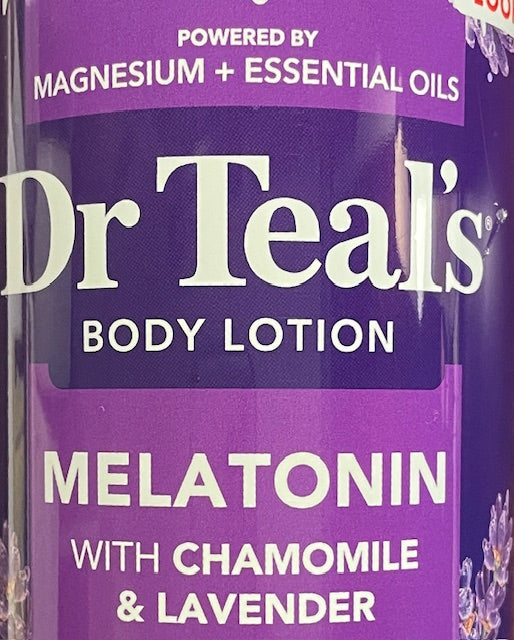 Dr Teals Melatonin Body Lotion with Chamomile & Lavender