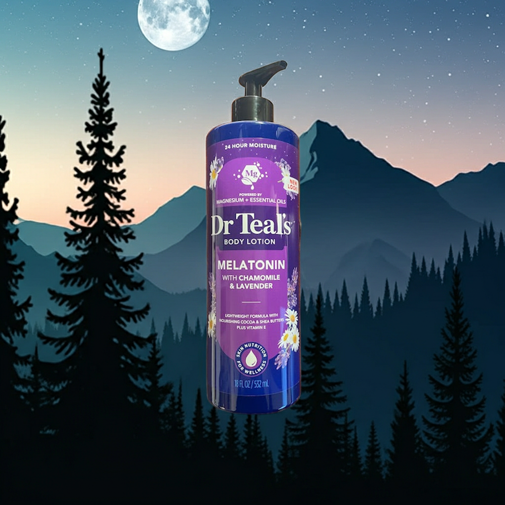 Dr Teals Melatonin Body Lotion with Chamomile & Lavender