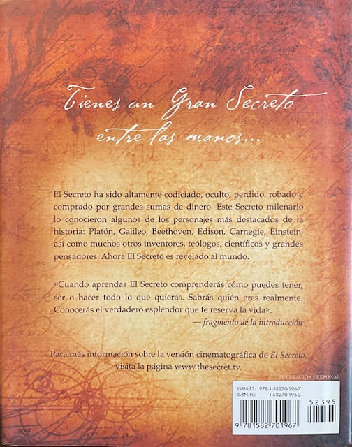 El Secreto (The Secret) Spanish Hardcover