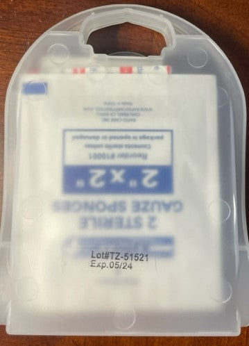 First Aid Emergency Kit in a Mini Travel Case