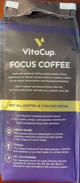 Taza Vita de Café con Hongos Focus Memoria y Claridad