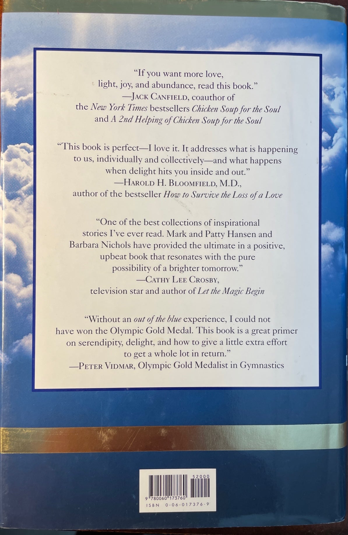 Out of the Blue . . . Delight Comes into Our Lives