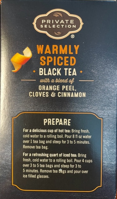 Té de hierbas Selección privada Té negro con especias de naranja