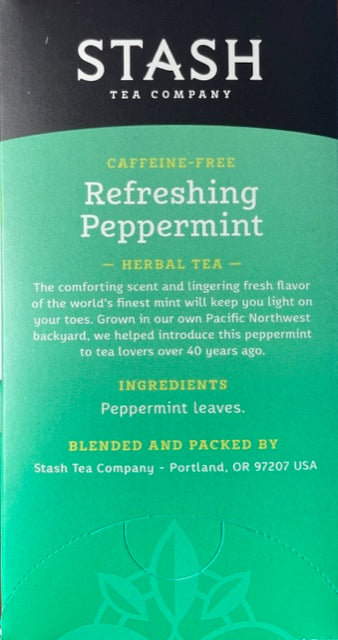 Herbal Tea Stash Refreshing Peppermint