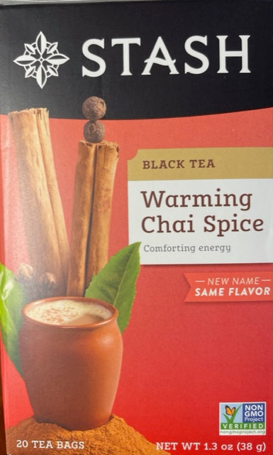 Herbal Tea Stash Warming Chai Spice Black Tea