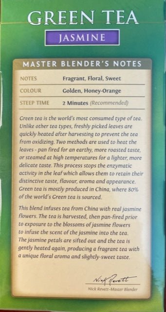 Herbal Tea Twining's of London Jasmine Green Tea