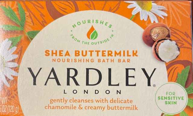 Barra de baño nutritiva Yardley London Shea Buttermilk