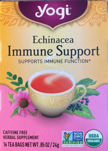 Herbal Tea Yogi Echinacea Immune Support