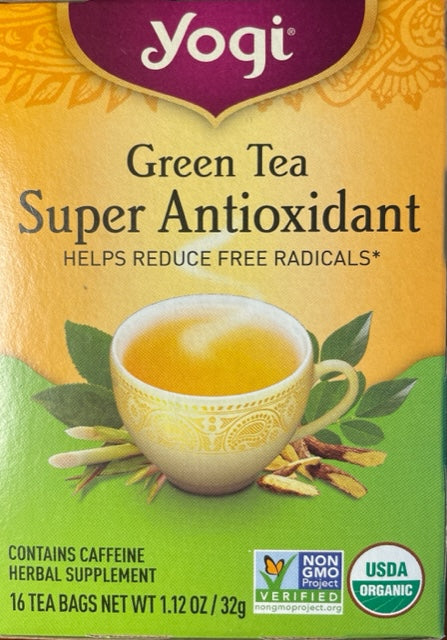 Té de Hierbas Yogi Té Verde Súper Antioxidante
