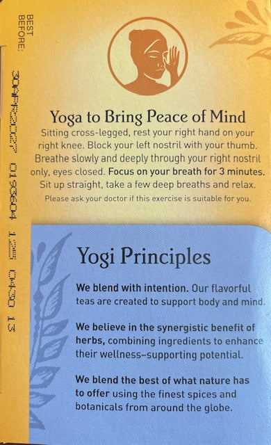 Herbal Tea Yogi Honey Lavender Stress Relief - Soothing Serenity Blend*