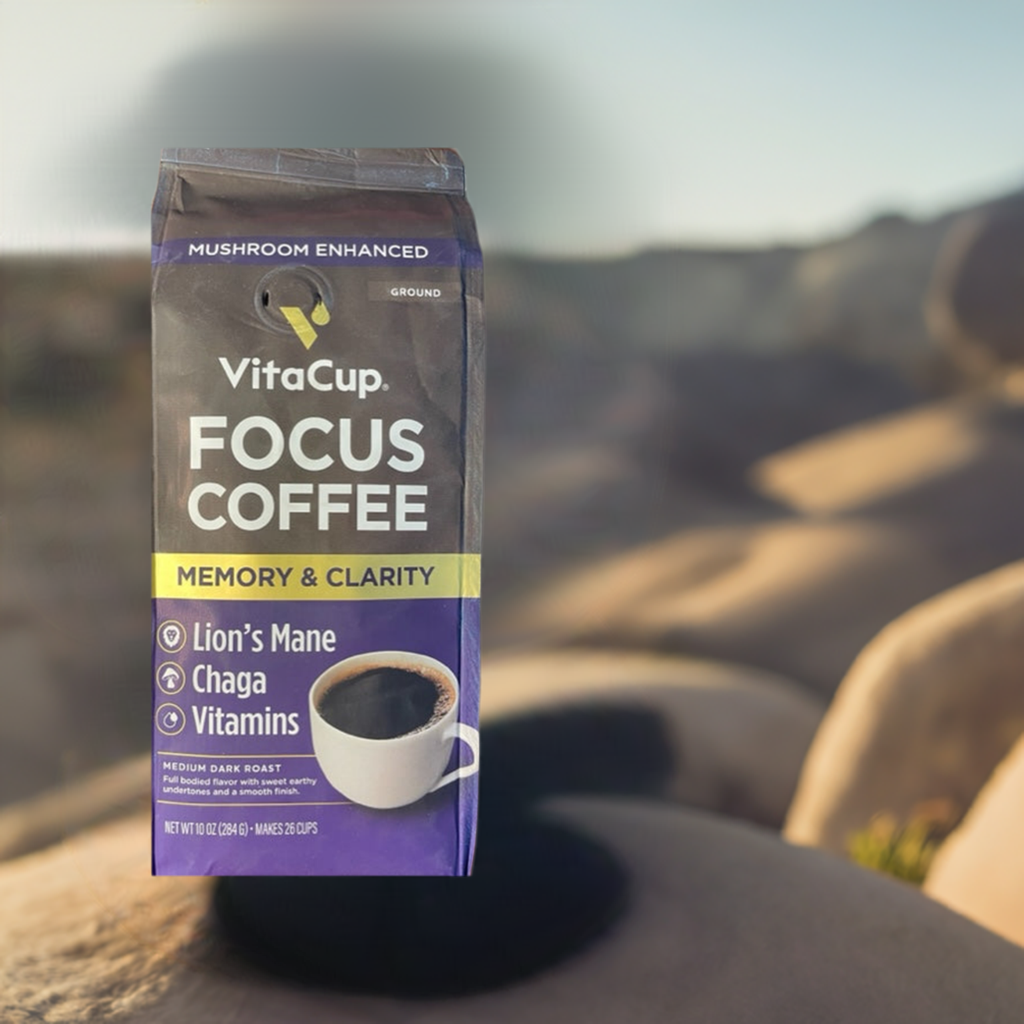 Taza Vita de Café con Hongos Focus Memoria y Claridad