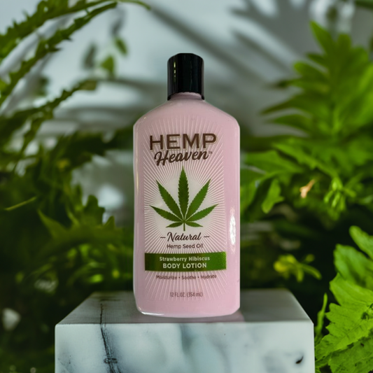 Hemp Heaven Natural Body Lotion Strawberry Hibiscus