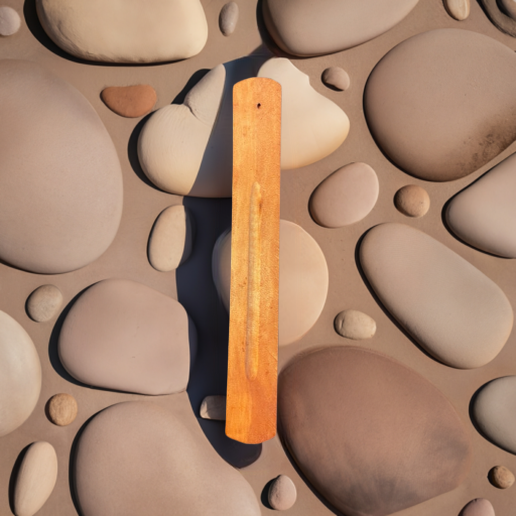 Porta Incienso Madera Natural