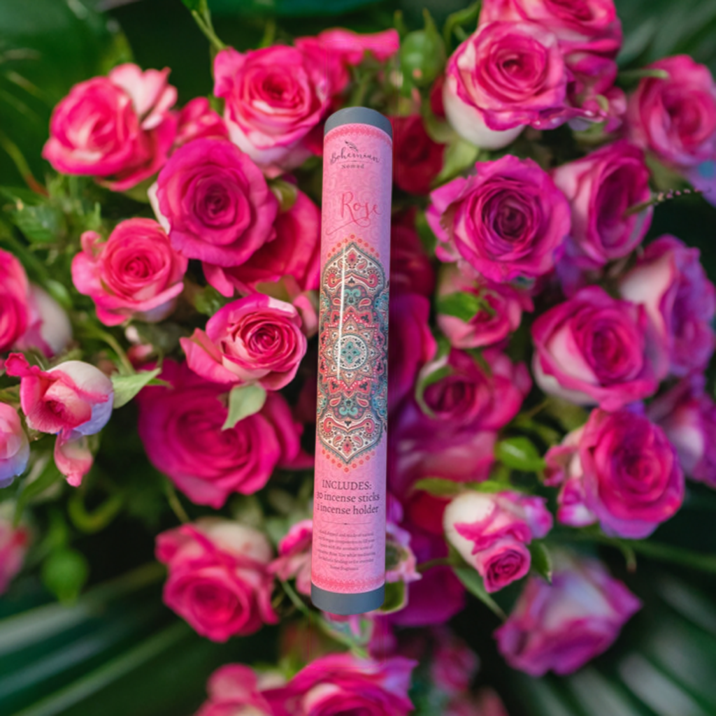 Incienso y soporte Bohemian Nomad Rose Scent