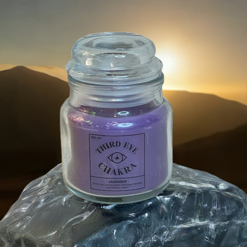 Third Eye Chakra Soy Wax Lavender Scented Candle