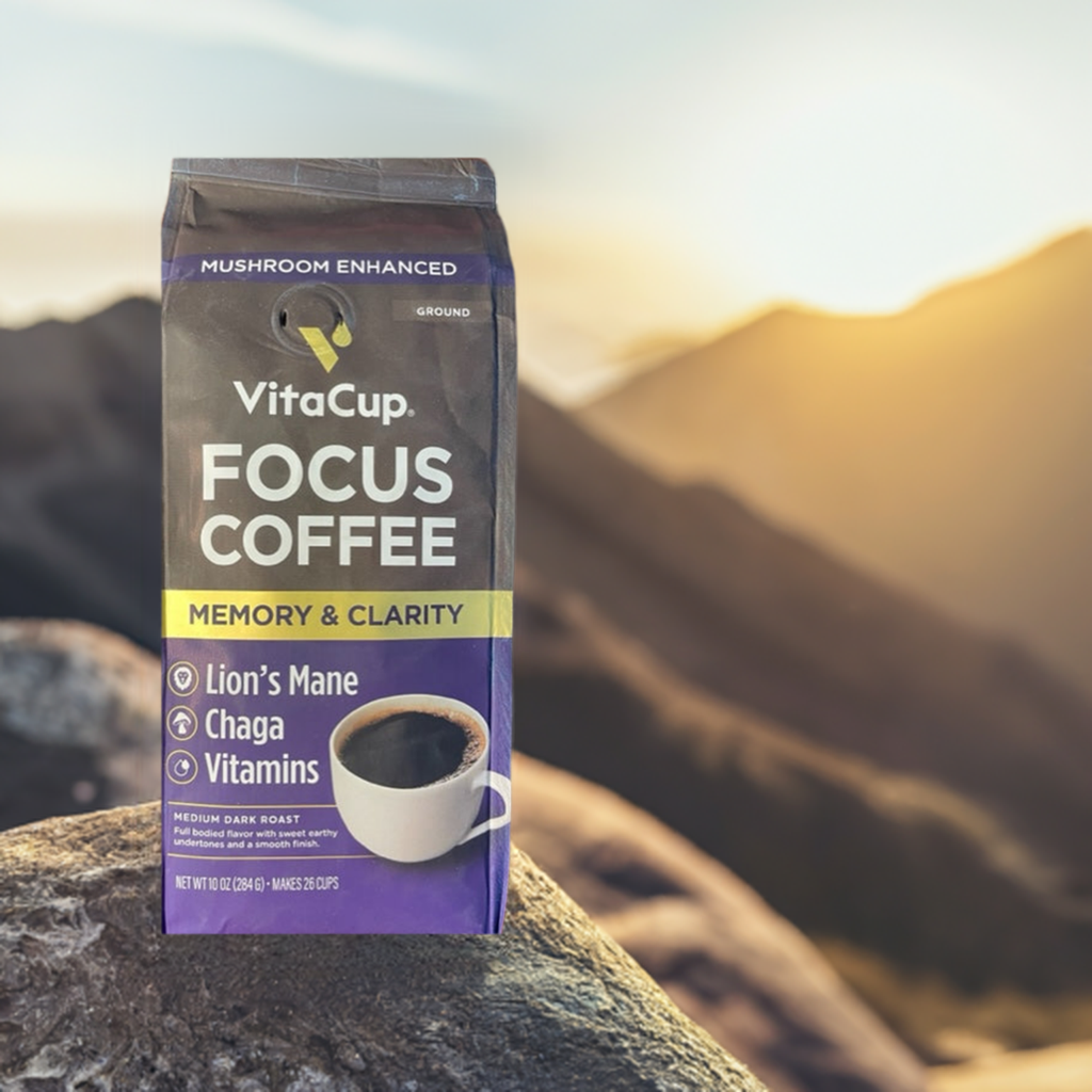 Taza Vita de Café con Hongos Focus Memoria y Claridad