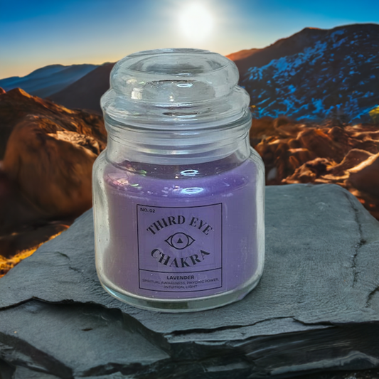 Third Eye Chakra Soy Wax Lavender Scented Candle