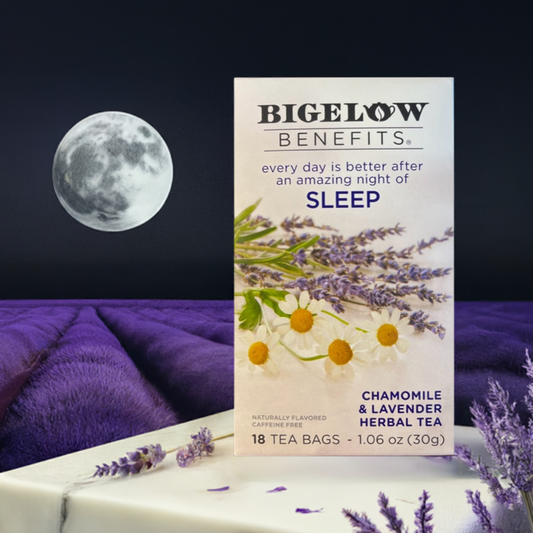 Herbal Tea Bigelow Benefits Sleep with Chamomile & Lavender