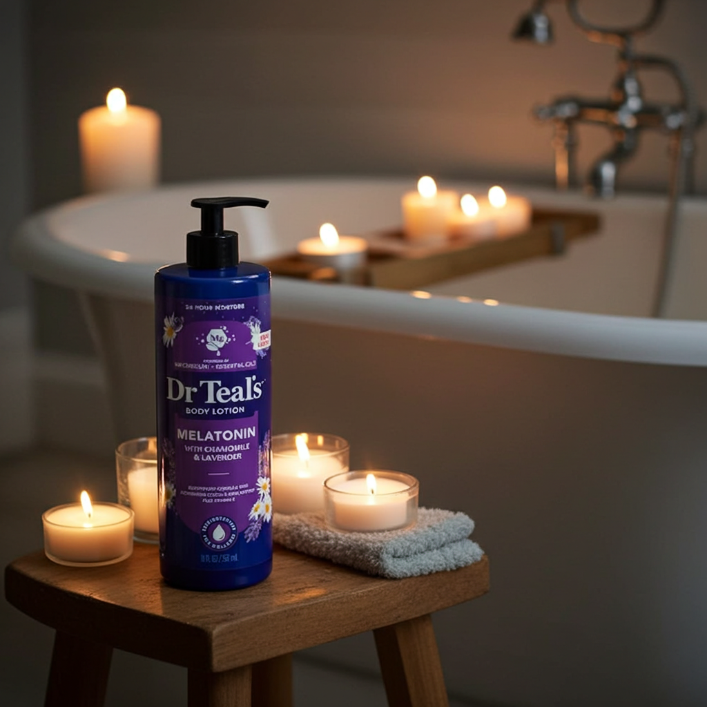Dr Teals Melatonin Body Lotion with Chamomile & Lavender